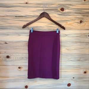 Charlotte Russe Cranberry Pencil Skirt Ladies Size Small